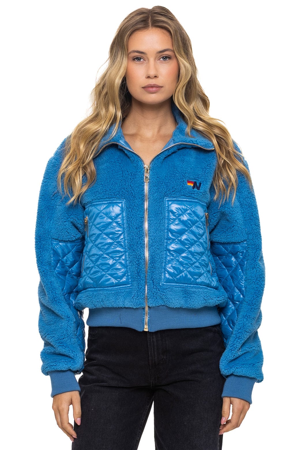 TEDDY FULL ZIP JACKET - OCEAN