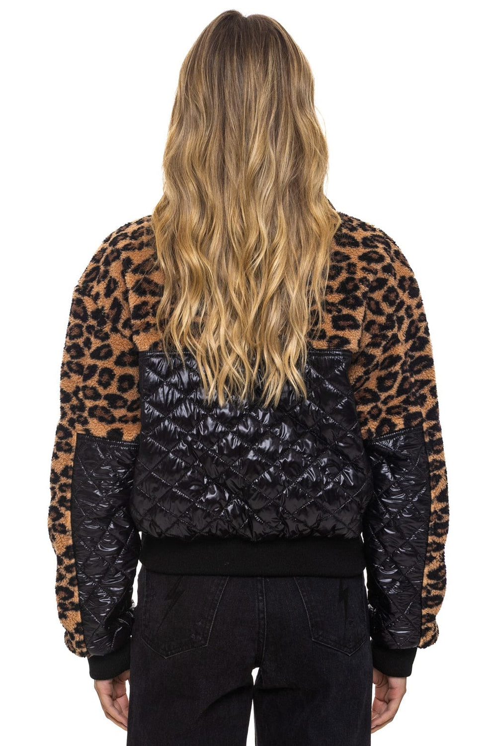 TEDDY FULL ZIP JACKET - CHEETAH