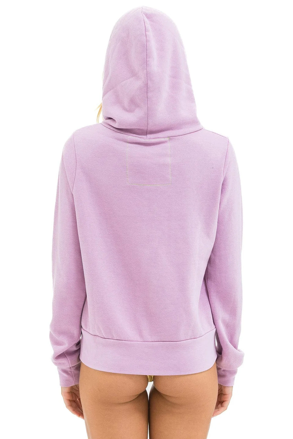 5 STRIPE HOODIE - MAUVE // PINK