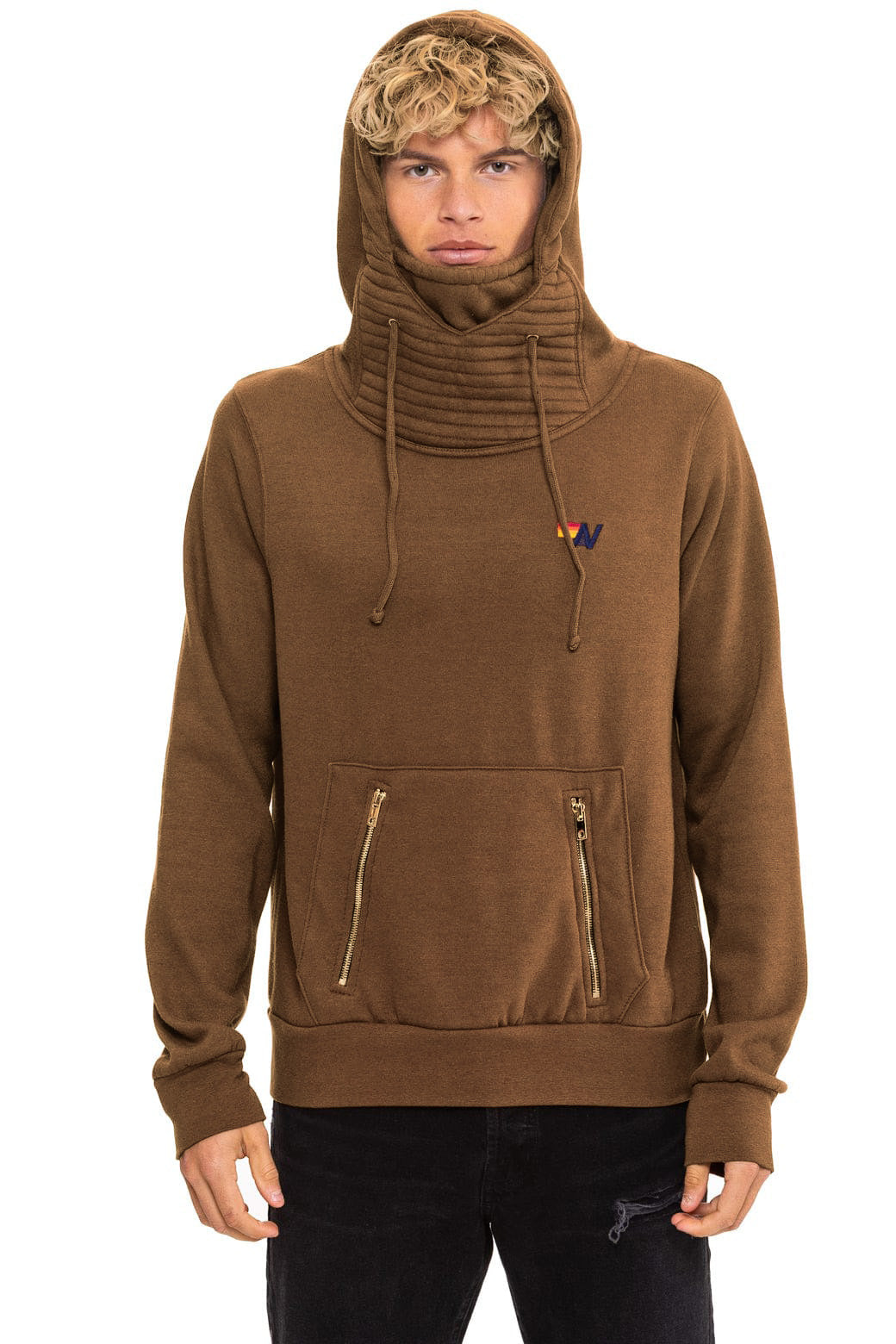 NINJA PULLOVER HOODIE - CHOCOLATE