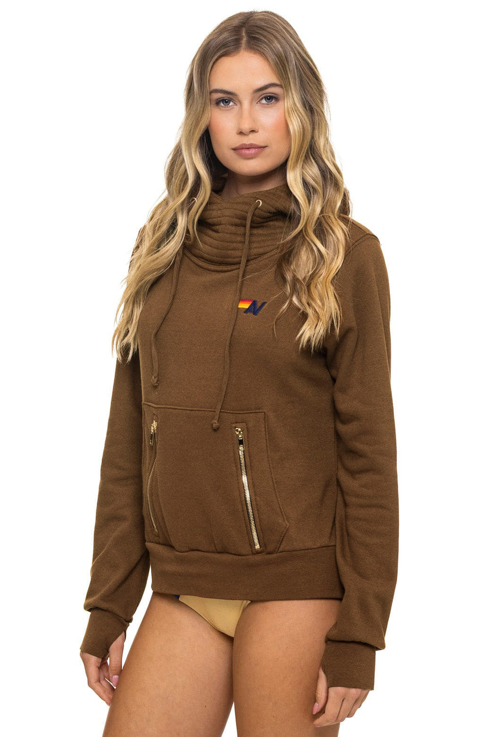 NINJA PULLOVER HOODIE - CHOCOLATE